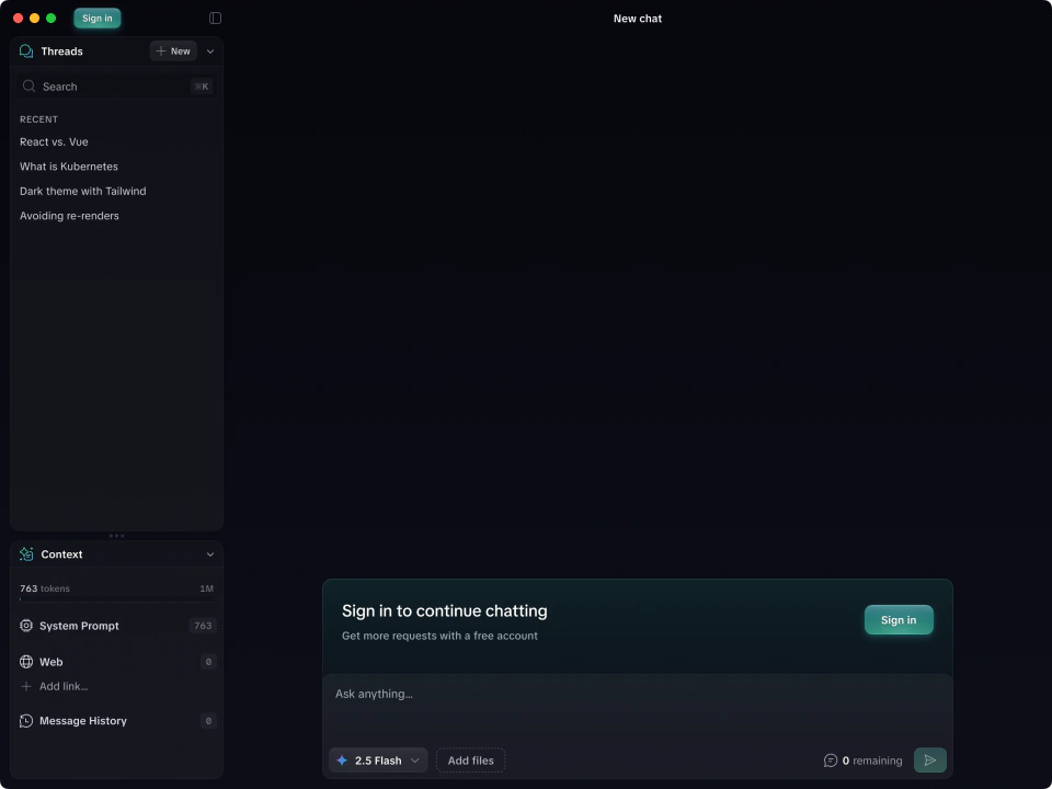1Focus signed-out signup wall screen