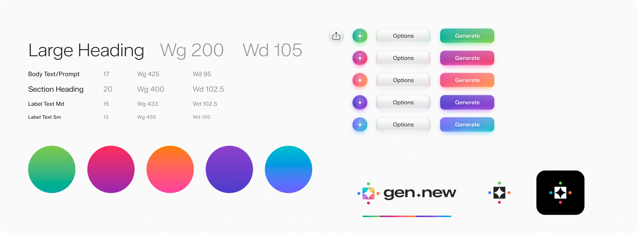 gen.new branding explorations