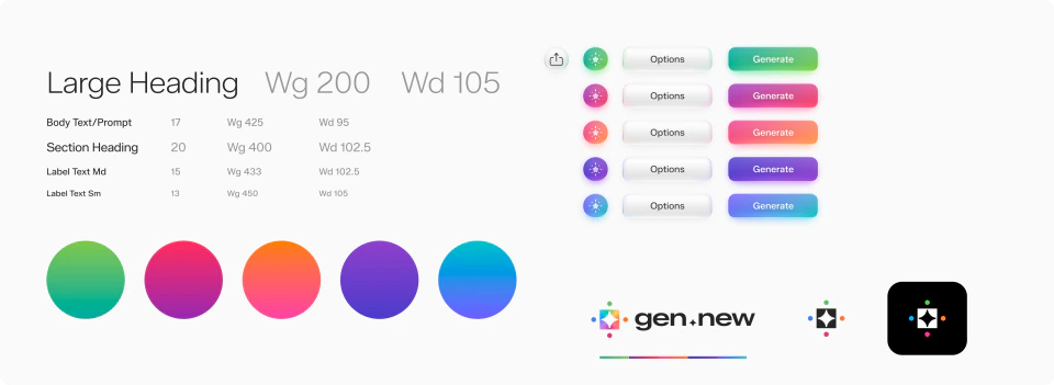 gen.new branding explorations