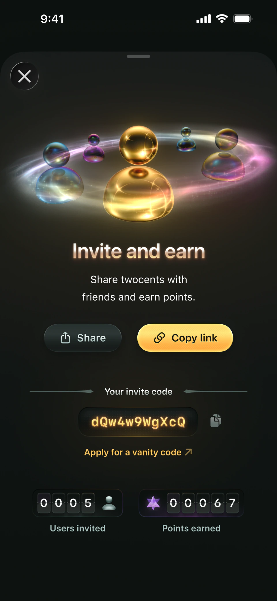 twocents referral sheet